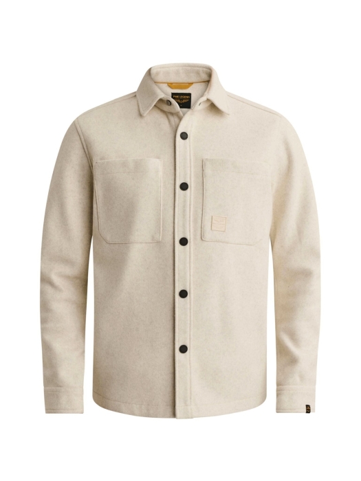 PME Legend Long sleeve shirt Melange look 7013 Bone white