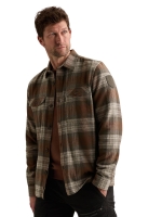 PME Legend Long sleeve shirt Shadow Grindle C 8168 Cappuccino