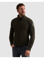 PME Legend Half zip collar cotton mix yarn 8039 Beluga