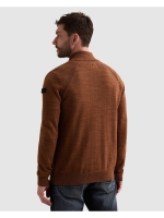 PME Legend Half zip collar cotton rib melee k 8178 Arabian spice