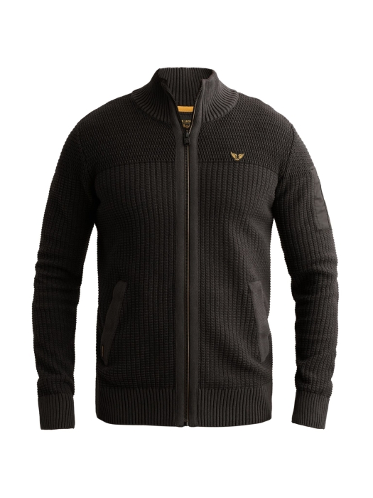 PME Legend Zip jacket cotton structure 9140 Obsidian