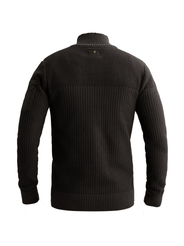 PME Legend Zip jacket cotton structure 9140 Obsidian