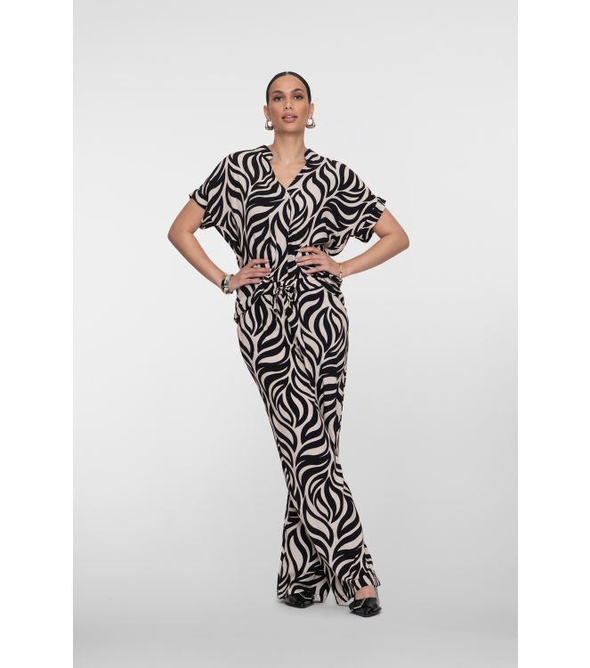 Geisha Pants bi-color 999 Black