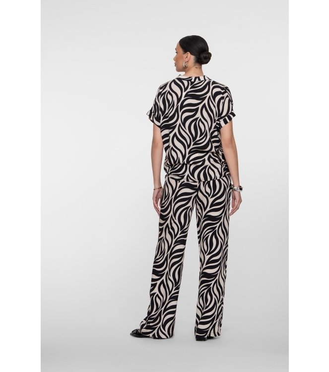 Geisha Pants bi-color 999 Black