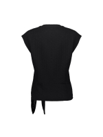Geisha Top ajour with knot 999 Black