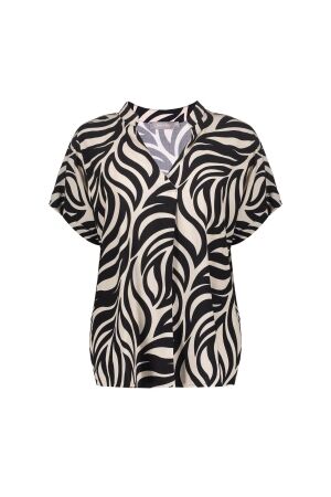 Geisha Top bi-color 999 Black