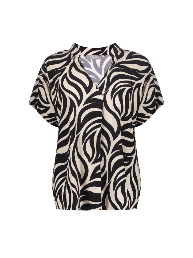 Geisha Top bi-color 999 Black