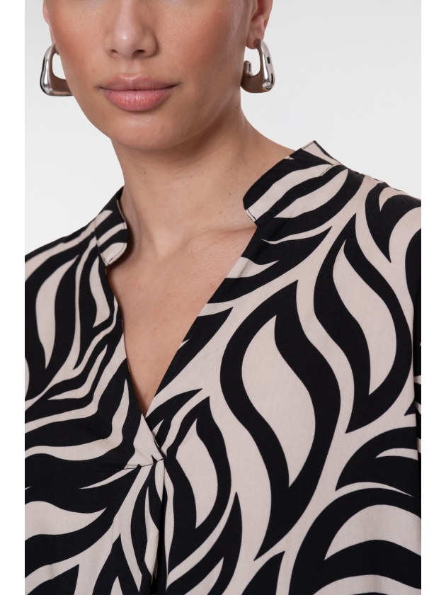 Geisha Top bi-color 999 Black