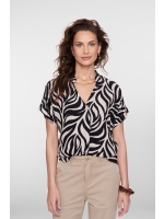 Geisha Top bi-color 999 Black