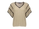 Geisha Pullover raglan V-neck 721 Light sand