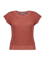 Geisha Pullover lurex sleeveless 743 Brique