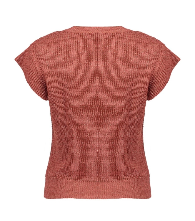 Geisha Pullover lurex sleeveless 743 Brique