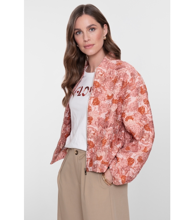 Geisha Bomber jacquard 420 Pink