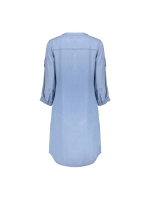 Geisha Dress lyocell ropes 830 Bleached denim