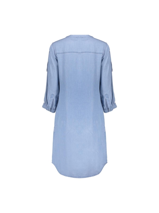 Geisha Dress lyocell ropes 830 Bleached denim