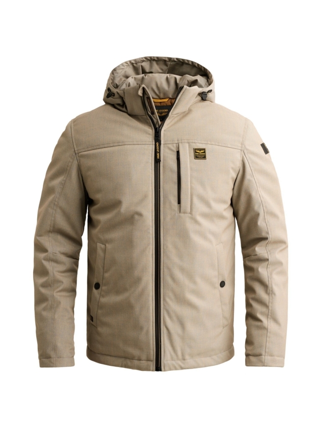 PME Legend Semi long jacket STRATOR Melange T 8011 Seneca rock