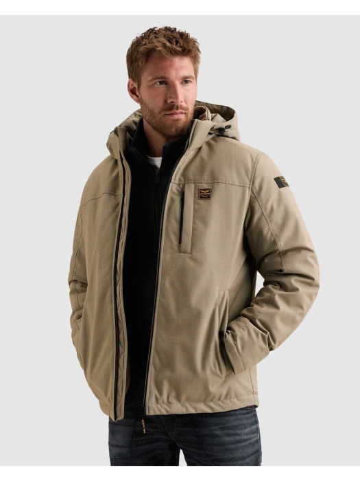 PME Legend Semi long jacket STRATOR Melange T 8011 Seneca rock