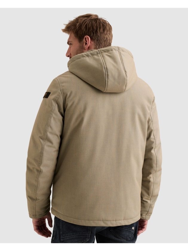 PME Legend Semi long jacket STRATOR Melange T 8011 Seneca rock