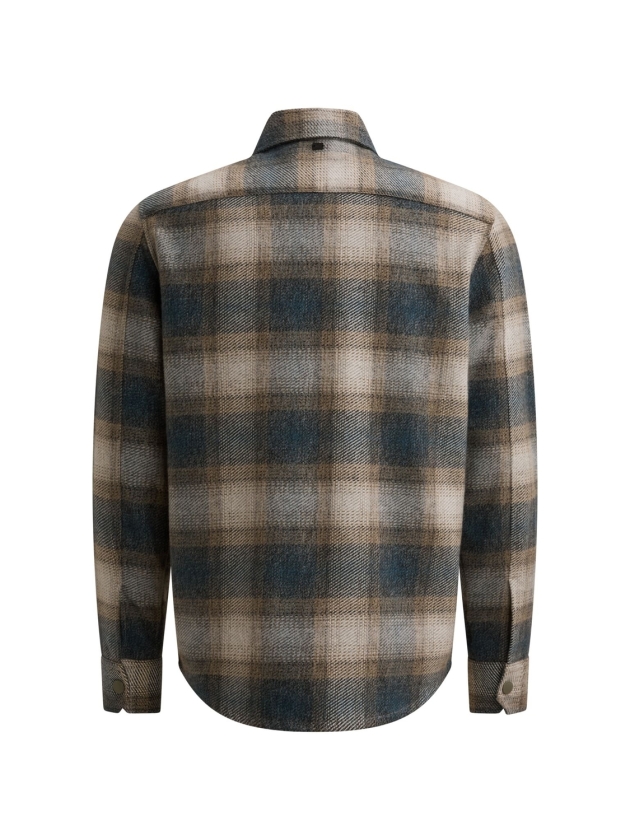 Vanguard Long sleeve shirt Check Brushed Mo 5356 China blue