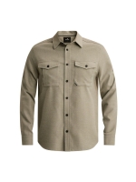 Vanguard Long sleeve shirt Brushed Melange 6479 Forest fog