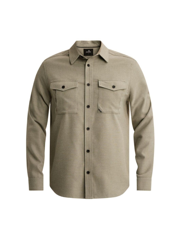Vanguard Long sleeve shirt Brushed Melange 6479 Forest fog
