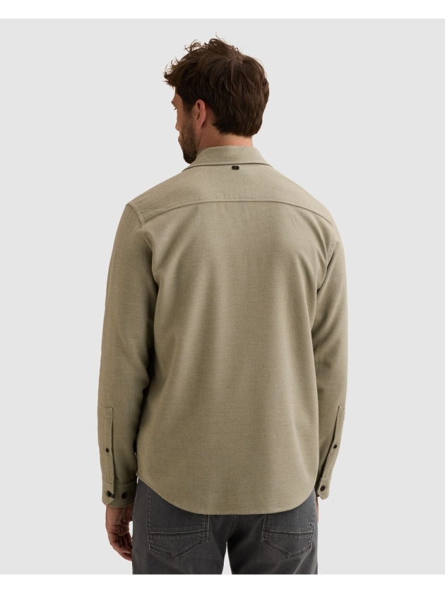 Vanguard Long sleeve shirt Brushed Melange 6479 Forest fog