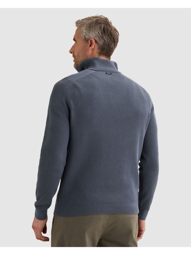 Vanguard Half zip collar cotton structure 5356 China blue