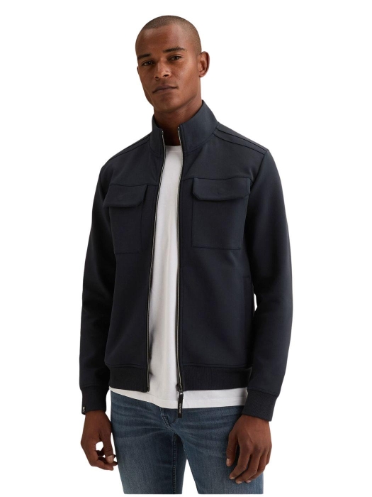 Vanguard Zip jacket interlock sweat 5073 Sky captain