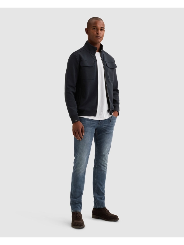 Vanguard Zip jacket interlock sweat 5073 Sky captain