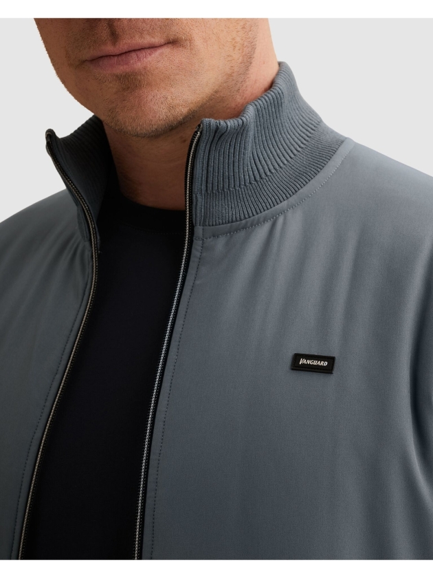 Vanguard Zip jacket cotton modal 5356 China blue