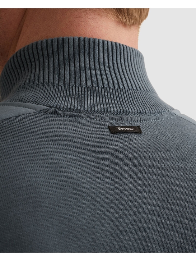Vanguard Zip jacket cotton modal 5356 China blue