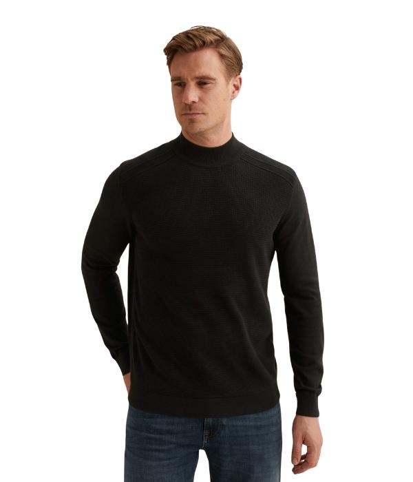 Vanguard Mock neck cotton modal 9141 Black beauty