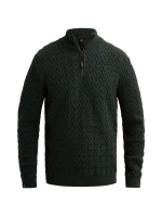 Vanguard Half zip collar wool blend 6520 Dark sea