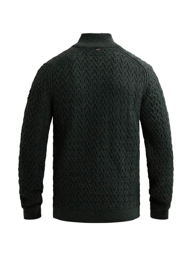 Vanguard Half zip collar wool blend 6520 Dark sea