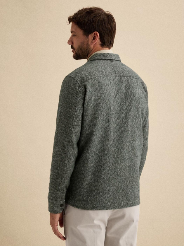 Vanguard Long sleeve shirt Solid Brushed Mo 6520 Dark sea
