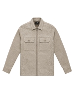 Vanguard Long sleeve shirt Solid Brushed Mo 7147 Greige