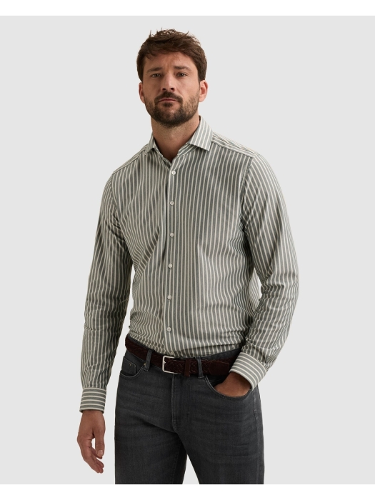 Vanguard Long sleeve shirt CF Oxford Jersey 6520 Dark sea