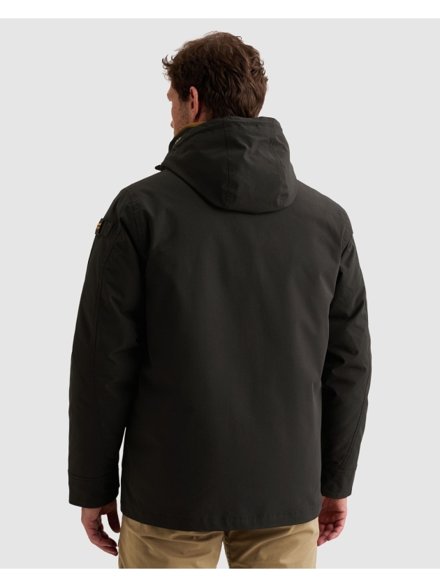 PME Legend Semi long jacket SNOWPACK Ottoman 9067 Jet black
