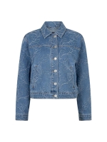 Red Button Sally JKT Embroidery 108 Bleach