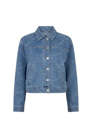 Red Button Sally JKT Embroidery 108 Bleach