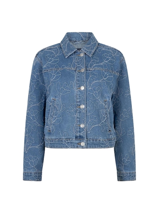 Red Button Sally JKT Embroidery 108 Bleach