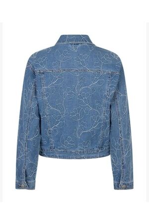 Red Button Sally JKT Embroidery 108 Bleach