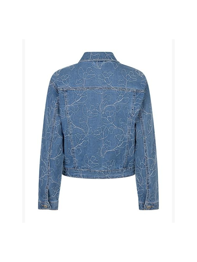 Red Button Sally JKT Embroidery 108 Bleach