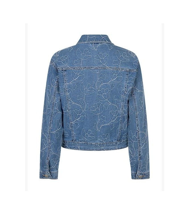 Red Button Sally JKT Embroidery 108 Bleach