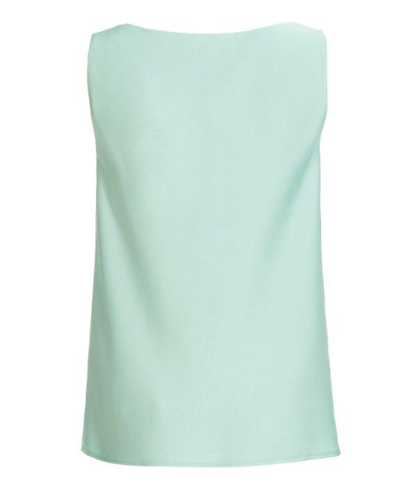 Swing Satintop mit Wasserfallausschnitt 592 mint green