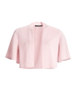Swing Satin Bolero mit weiten ?rmeln 697 Soft pink