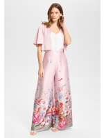 Swing Satin Bolero mit weiten ?rmeln 697 Soft pink