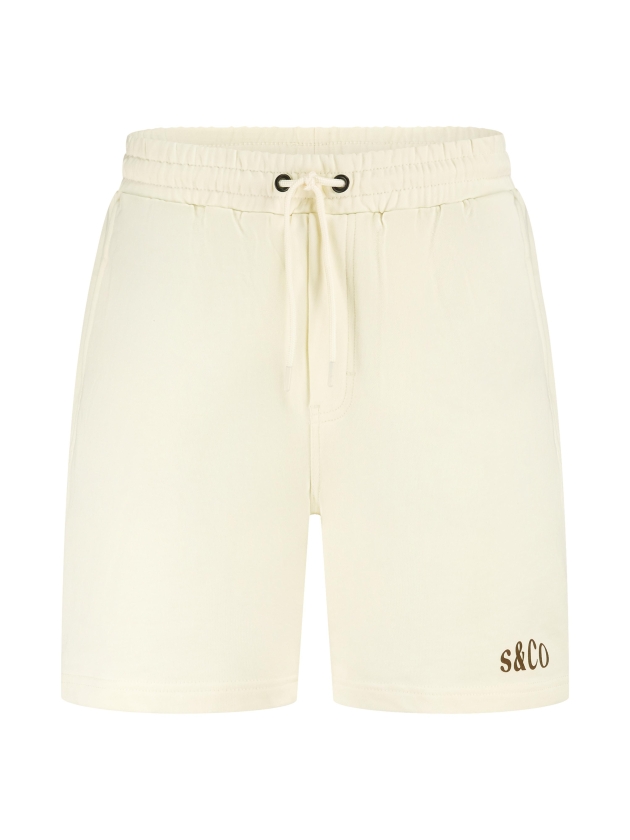 Supply en Co Fisher Sweat Short 1002 Offwhite