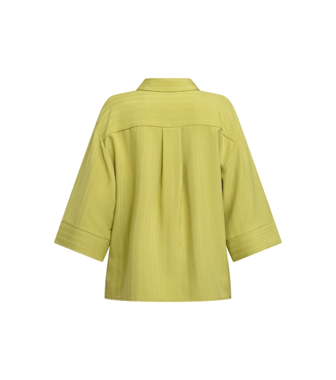 Sisters Point Shirts Lime Pinstripe