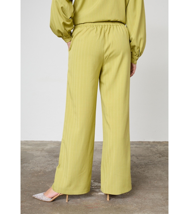 Sisters Point Pants Lime Pinstripe